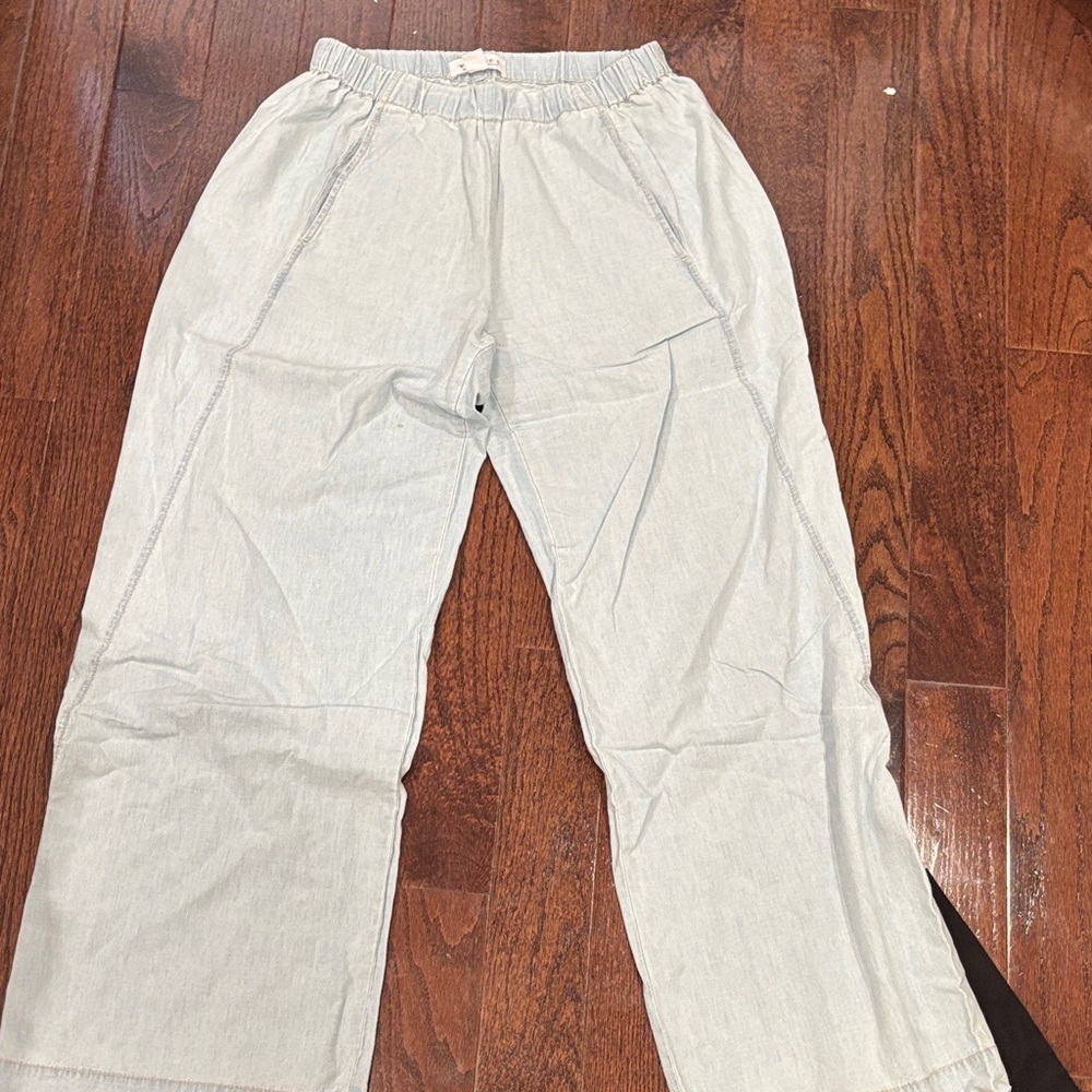 Velvet by Graham & Spencer Light Gray Kids Jogger Pants